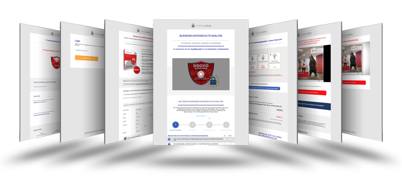 dsgvo Business Datenschutz Analyse einfach und schnell. DSGVO Check im Internet für Ihr Unternehmen. dsgvocheck.online